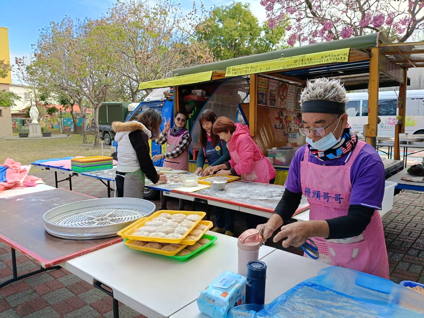 環島饅頭寒冬送暖~饅頭義賣(標題圖檔)