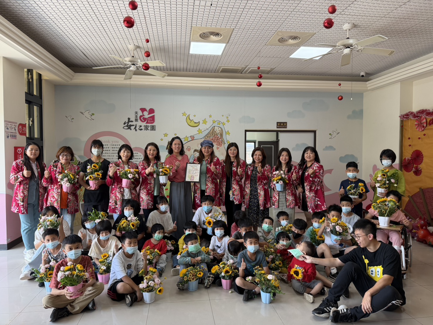 BPW嘉義市國際職業婦女協會與院生同歡：插花樂(標題圖檔)